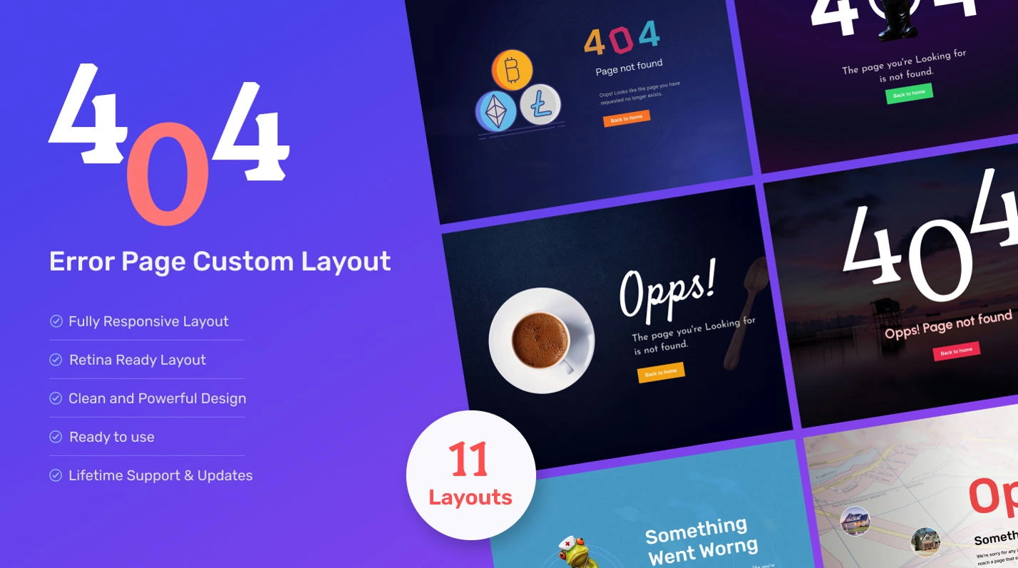 404 custom divi layout